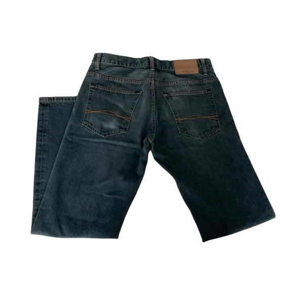 Aeropostale Black Acid Wash Straight Leg Jeans Size: 29 - Picture 2 of 8